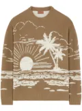 Alanui Beyond The Horizons sweater - Brown