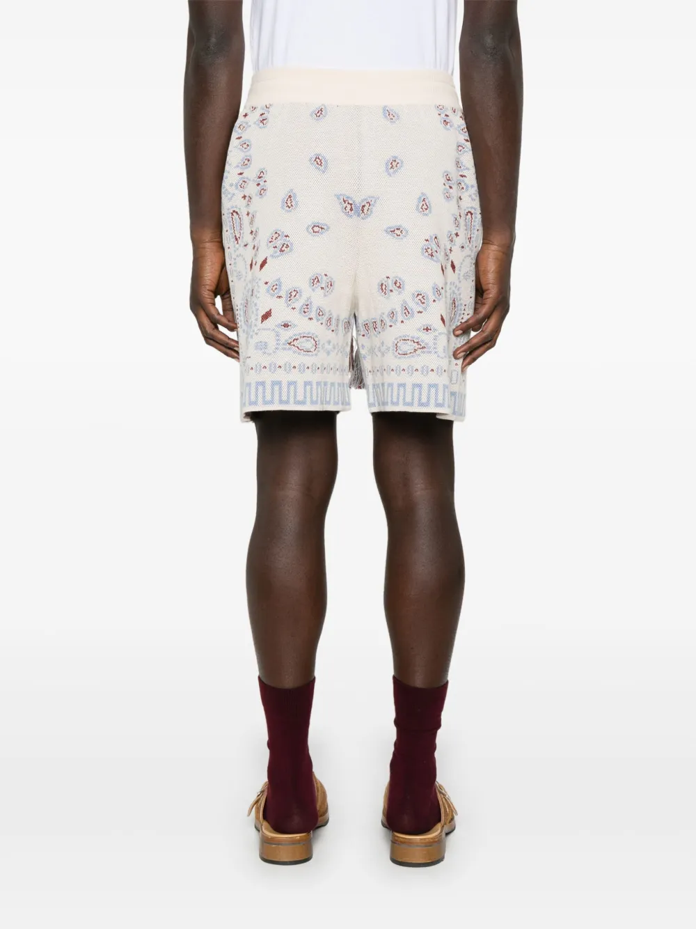 Alanui Shorts met bandanaprint Beige