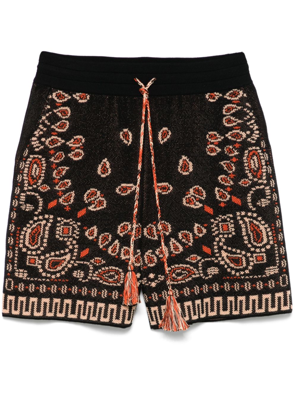 bandana-print shorts