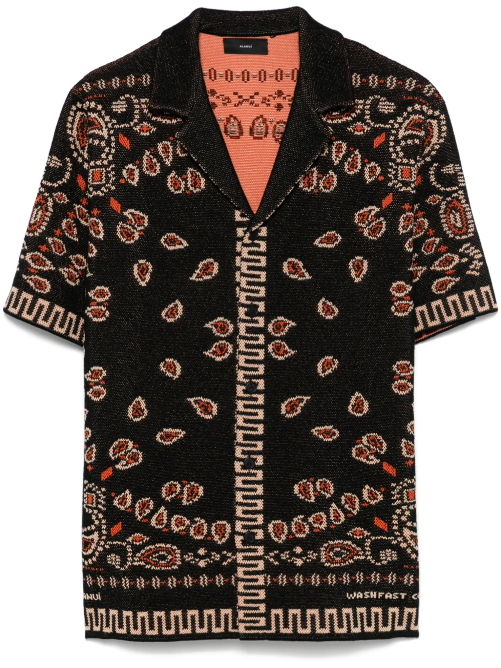 Alanui bandana-print shirt | Black | Image 1