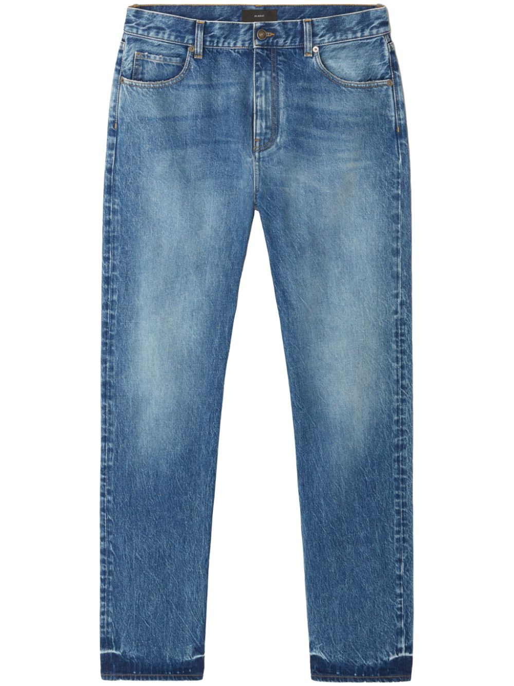 medium-wash jeans