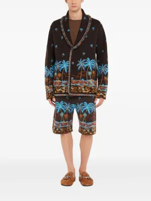 『ALANUi』アラヌイ (L) バンダナニットハーフパンツ Alanui（アラヌイ）メンズ - FARFETCH
