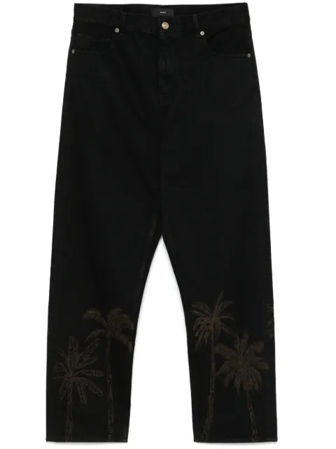 Alanui jeans Jungle Toile De Jouy