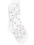 Alanui Bandana socks - White