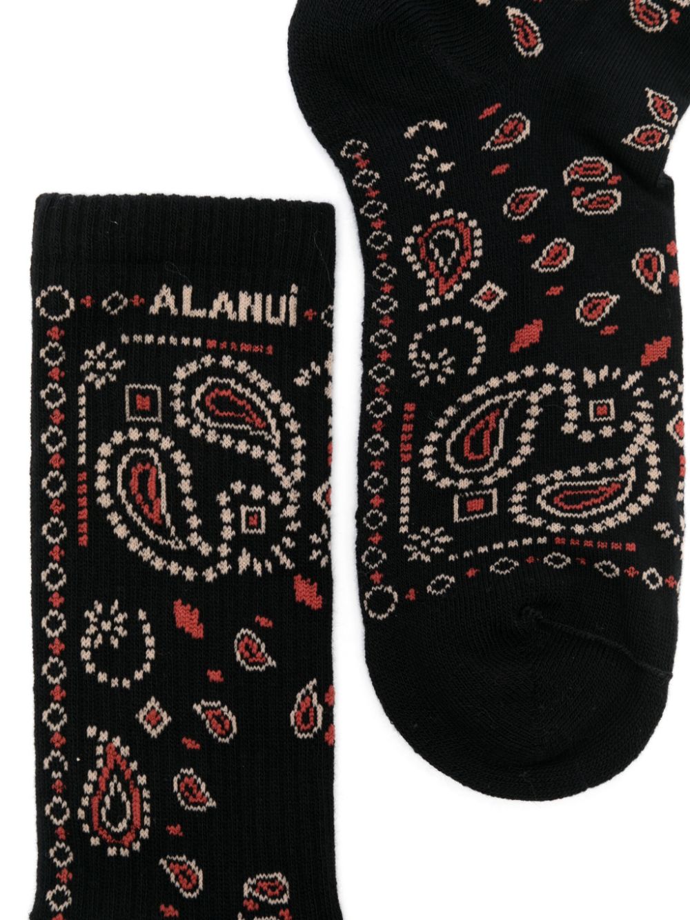 Alanui Bandana sokken - Zwart