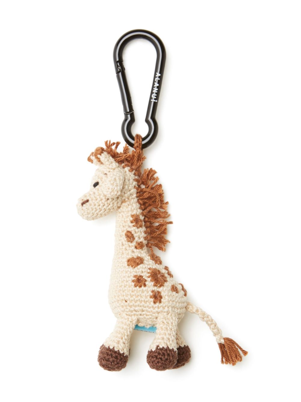 Alanui Girafee sleutelhanger Beige