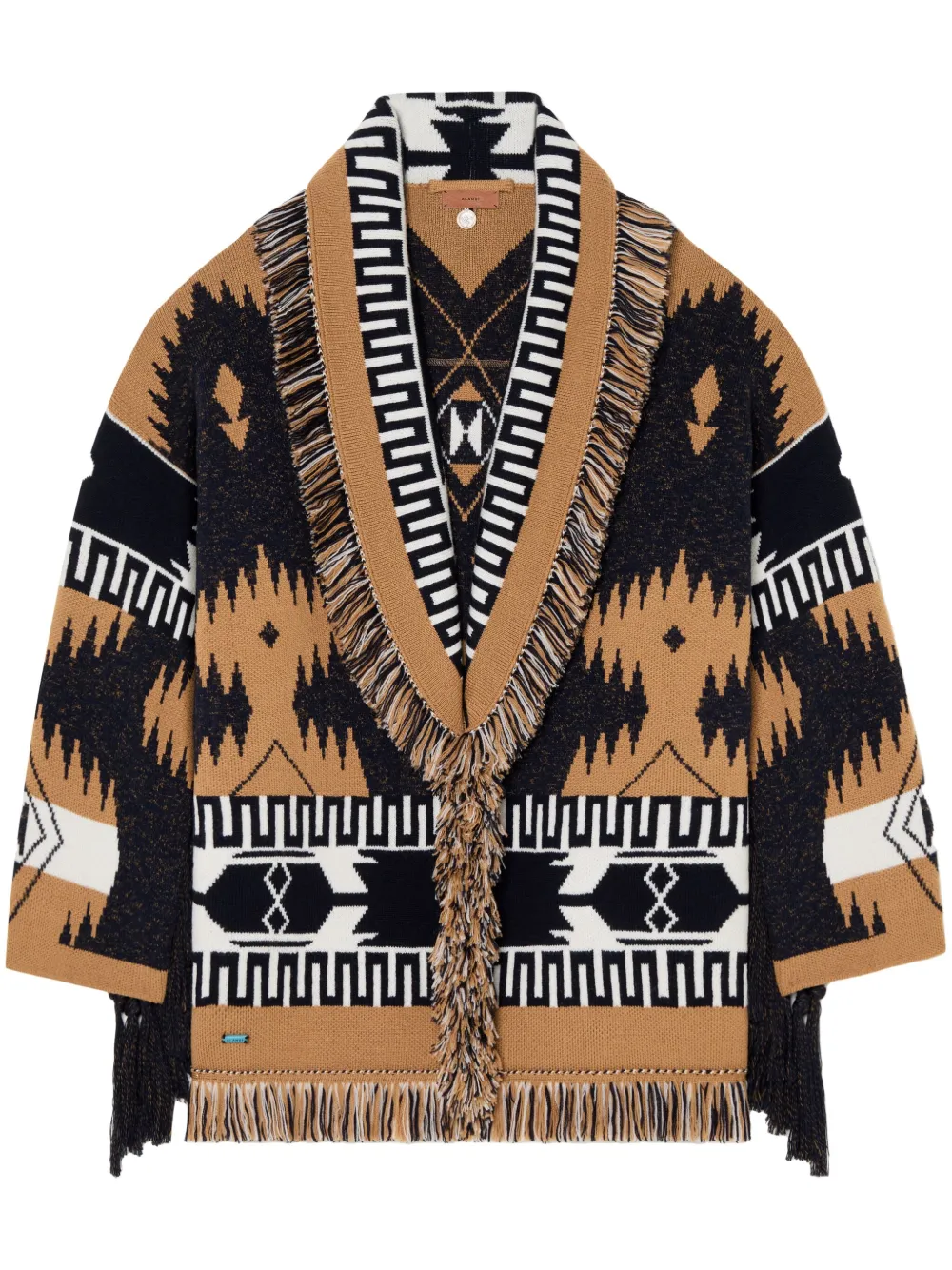 Alanui African Vibes vest Bruin