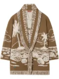 Alanui Beyond The Horizons cardigan - Brown