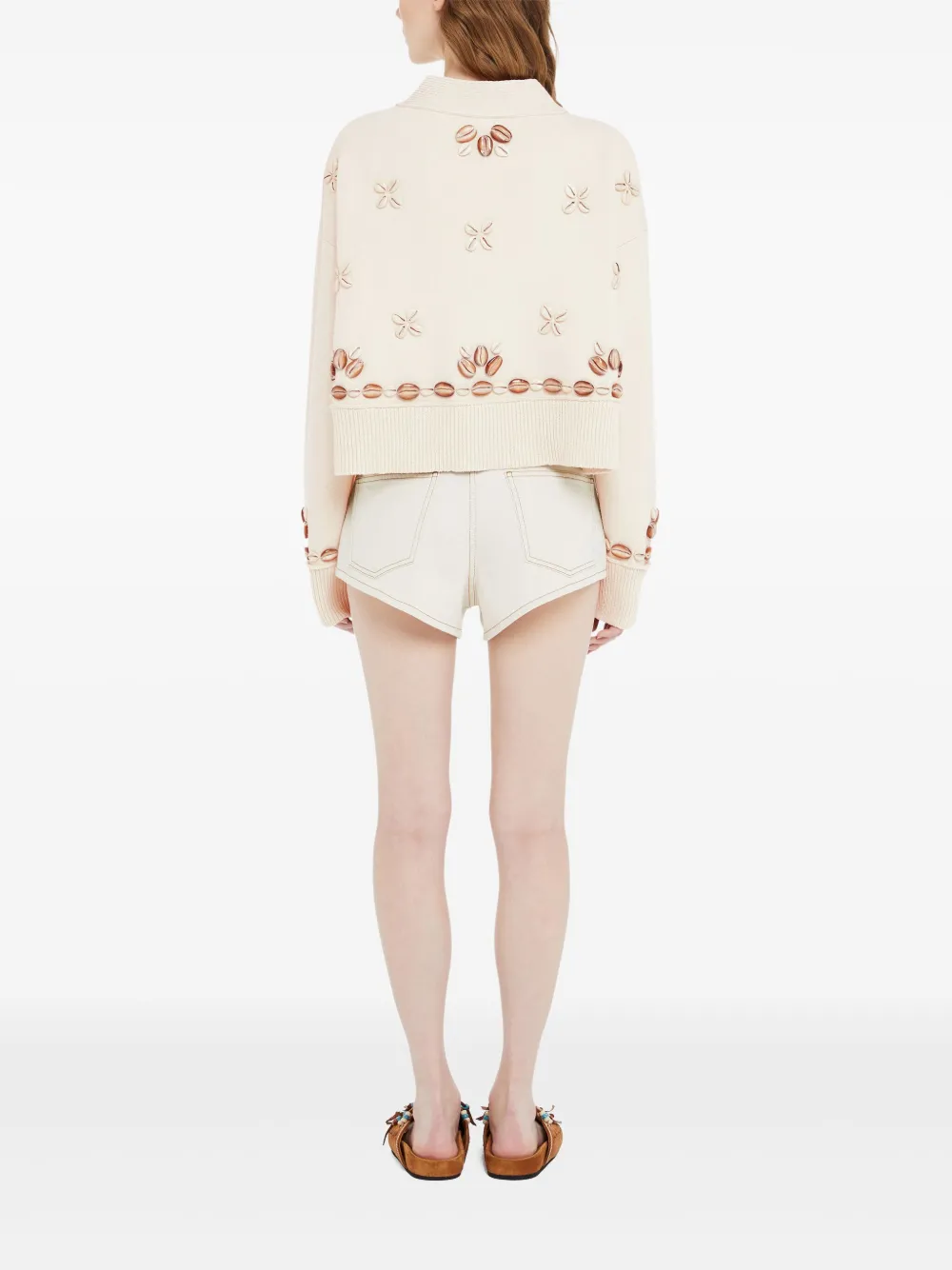 Alanui Ocean Dream vest Beige