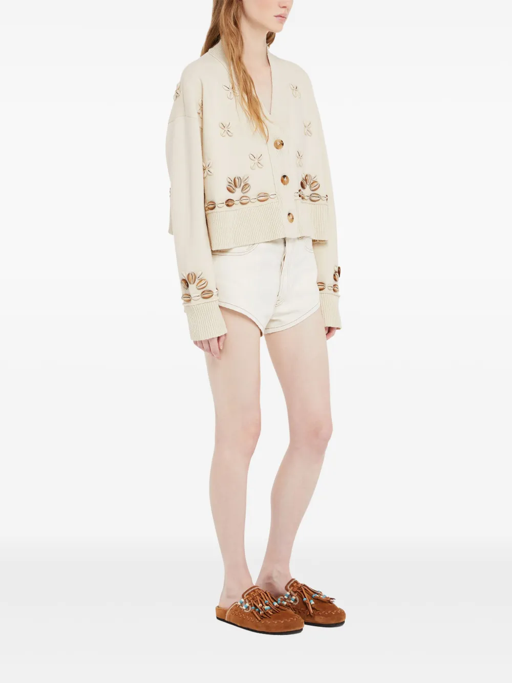 Alanui Ocean Dream vest Beige