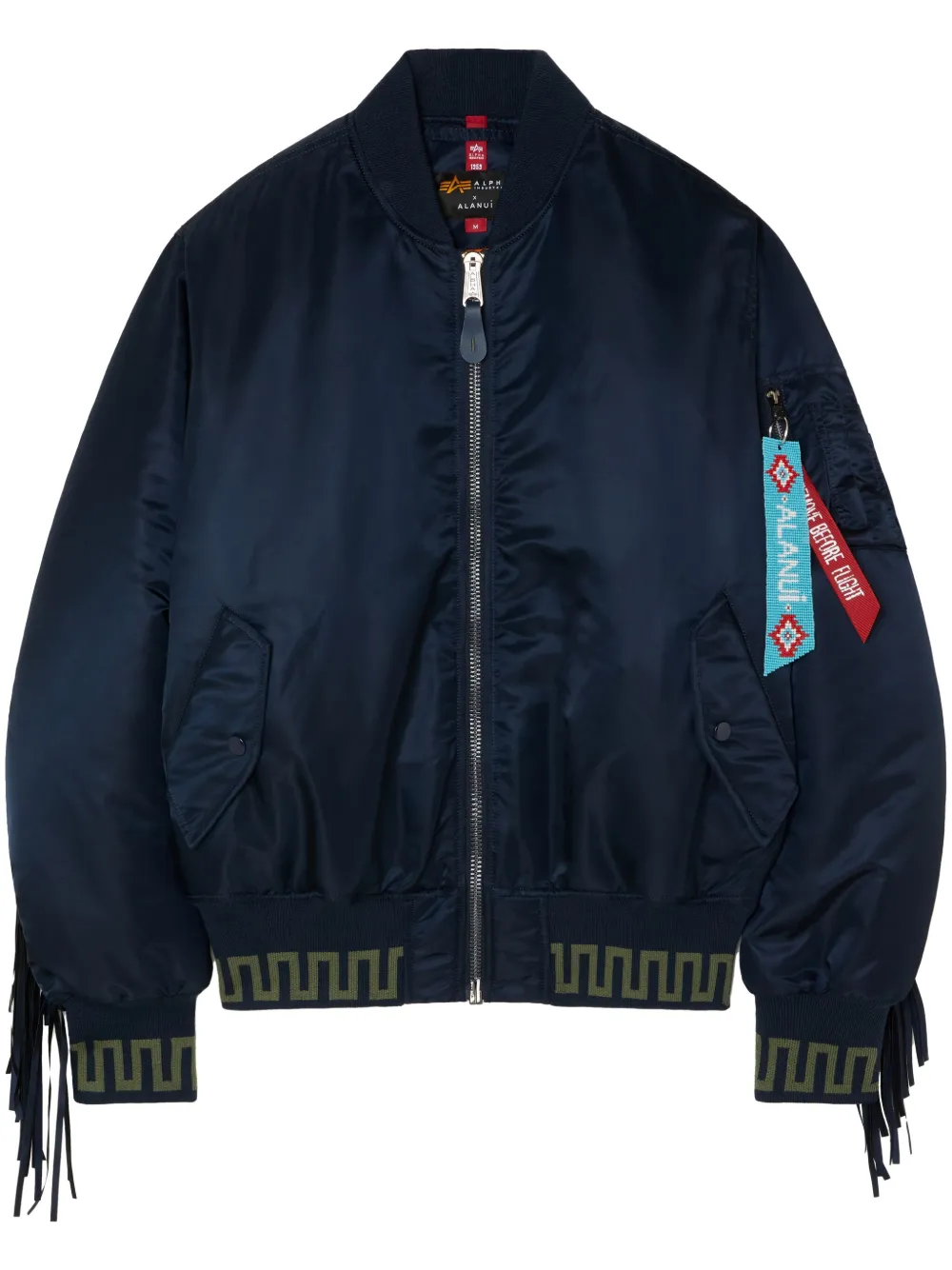 Alanui x Alpha Industries bomberjack Blauw