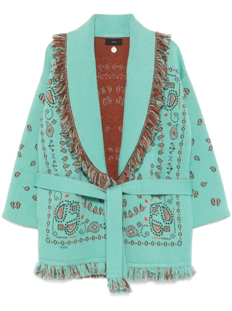 Alanui bandana-jacquard cardigan
