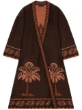 Alanui Wild Wonder robe dress - Brown