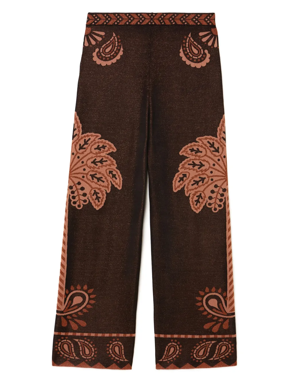Wild Wonder Foulard Palazzo Pants