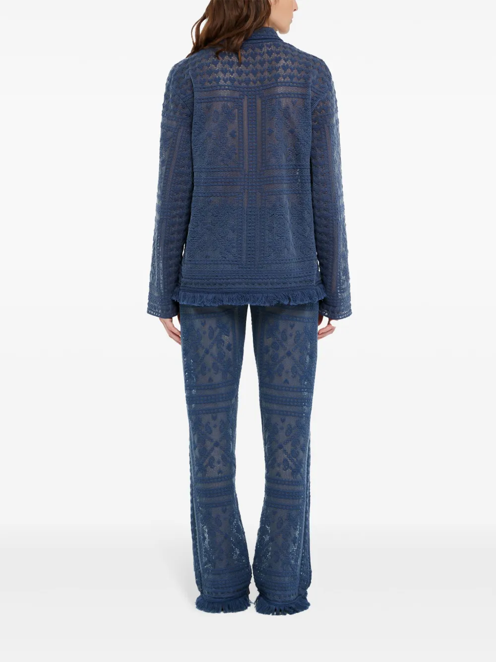 Alanui Gebreid overhemd Blauw