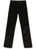 Alanui Jungle Toile de Jouy jeans - Black