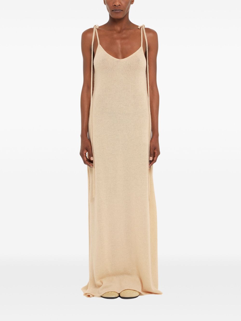 Alanui Finest maxi dress - Neutrals