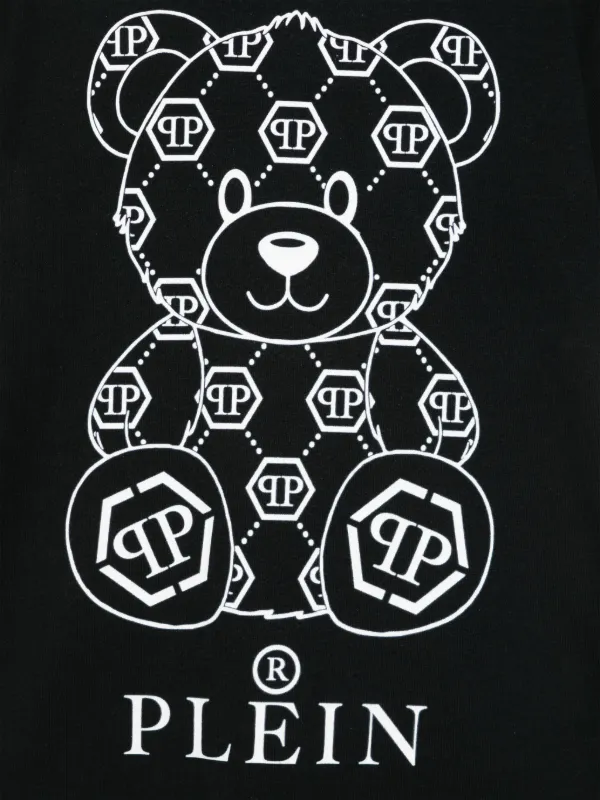 Philipp Plein Junior テディベア Tシャツ | ブラック | FARFETCH JP