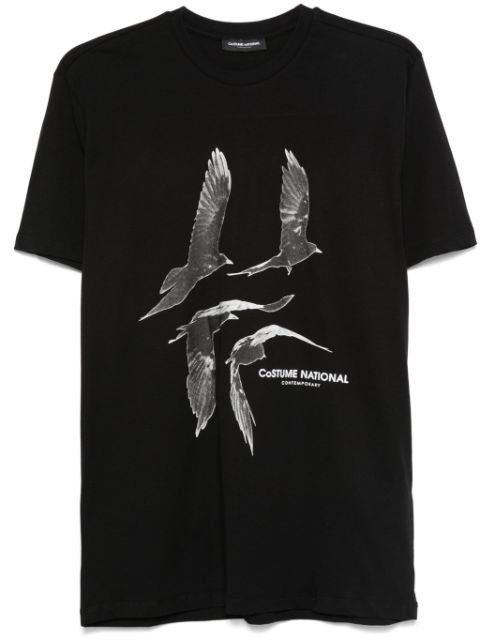 costume national contemporary birds-print T-shirt