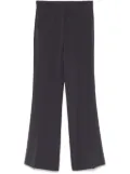 Alberto Biani crepe-texture trousers - Grey