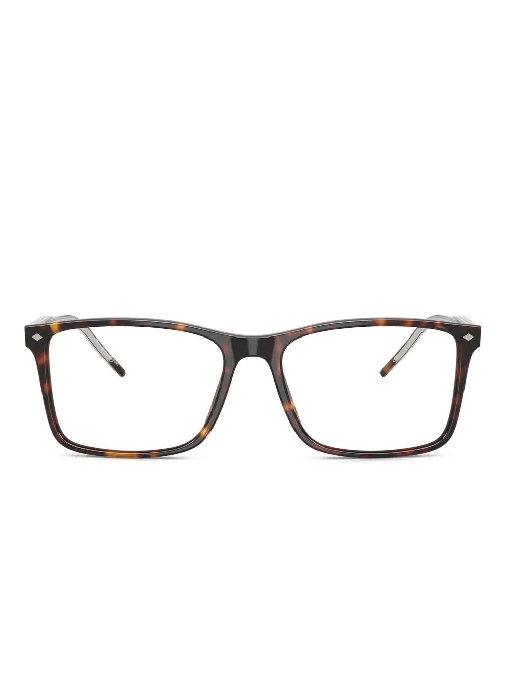 Giorgio Armani  AR7258 rectangle-frame glasses | Brown | Image 1