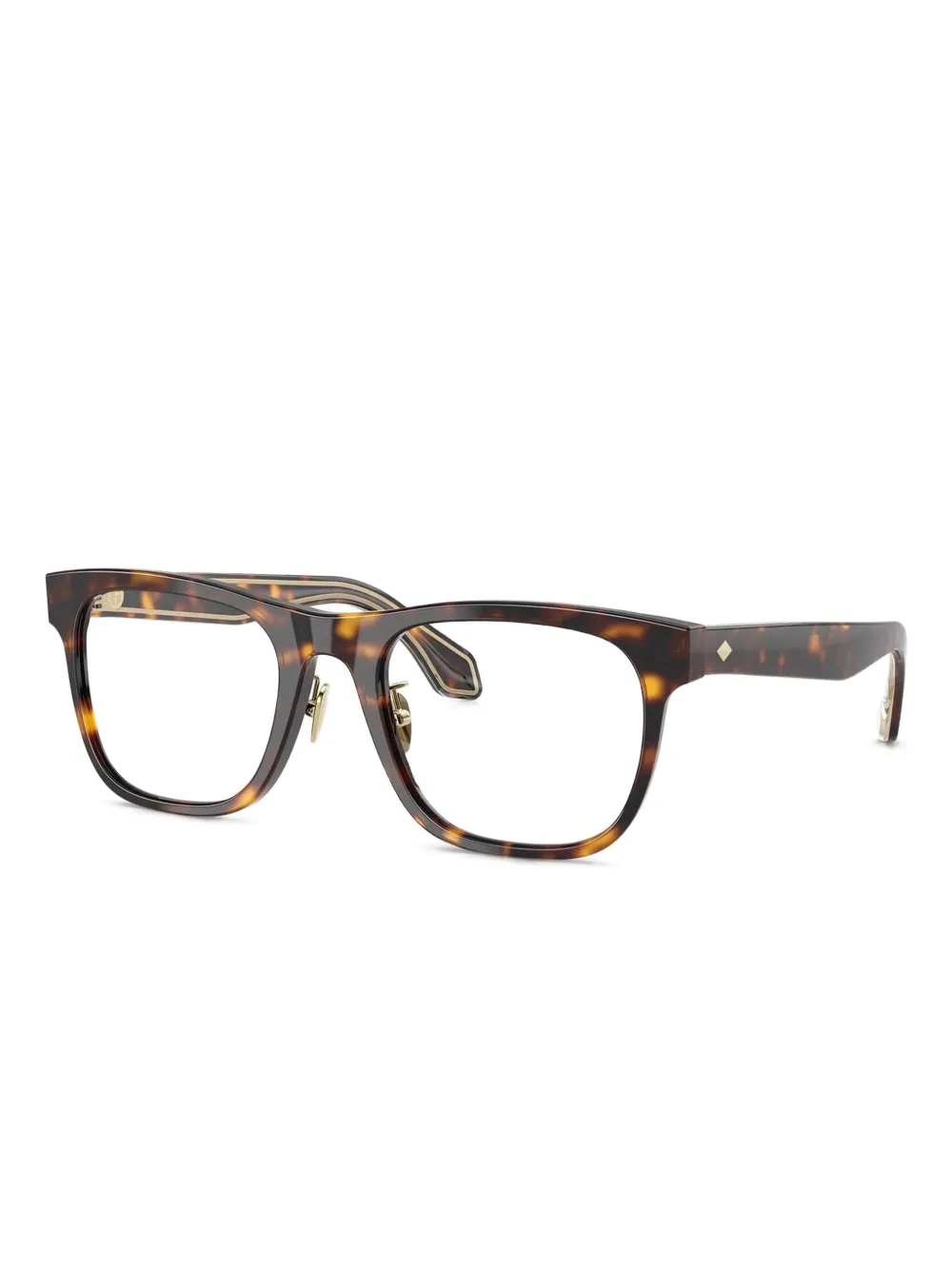 Giorgio Armani tortoiseshell square-frame glasses | Image 2