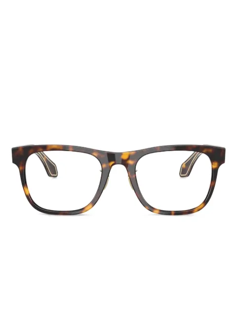 Giorgio Armani tortoiseshell square-frame glasses
