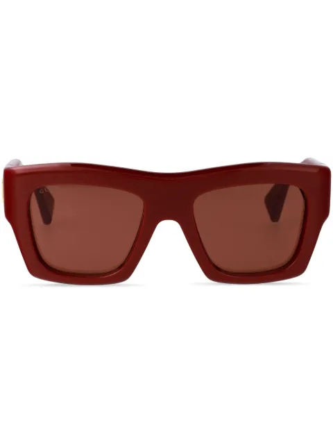 Gucci Eyewear نظارة شمس بحروف شعار الماركة