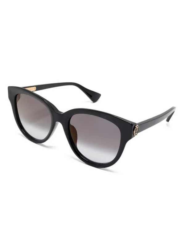 Cartier Eyewear cat-eye Sunglasses | Black | FARFETCH