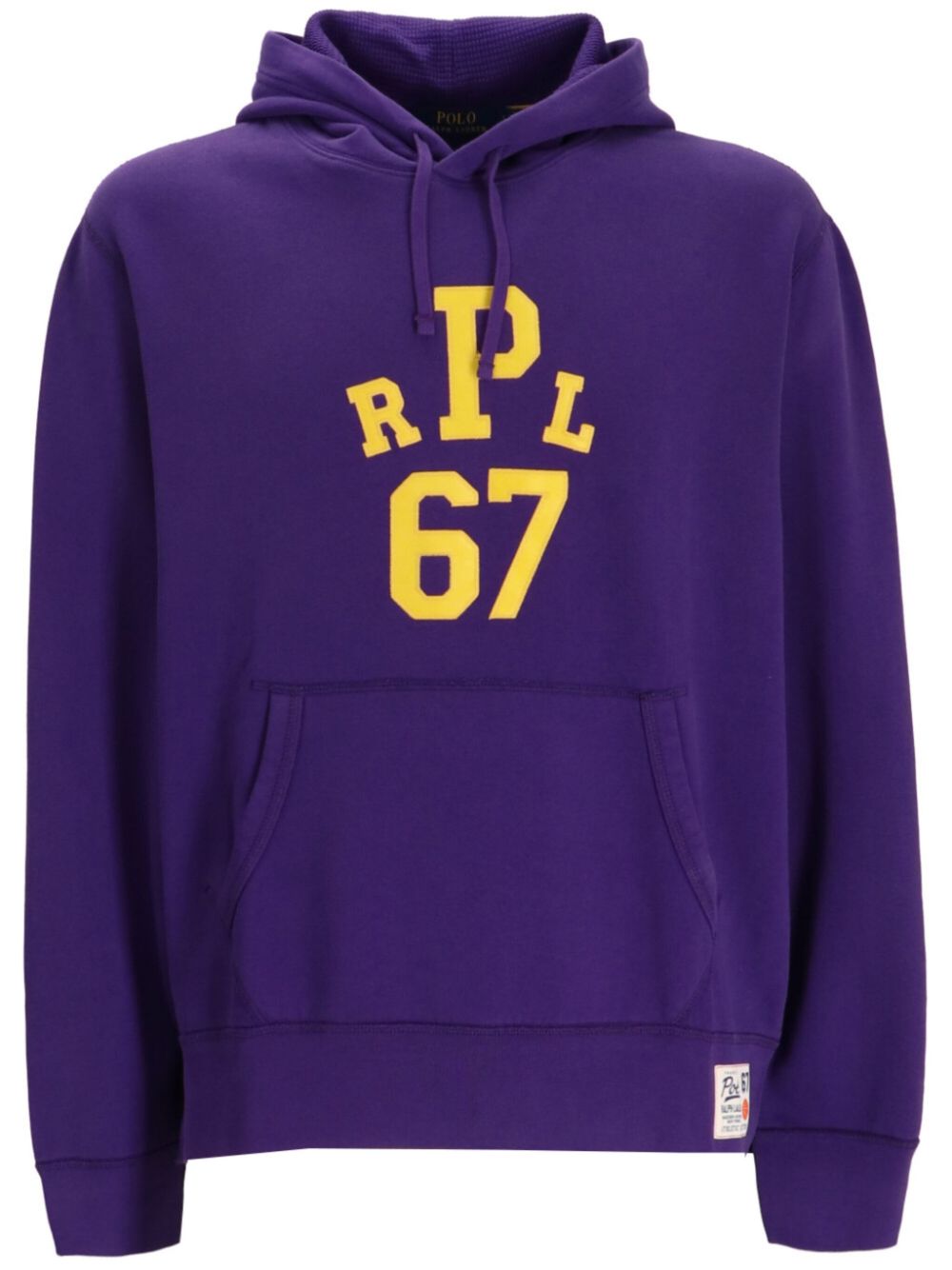 Polo Ralph Lauren logo fleece hoodie - Purple