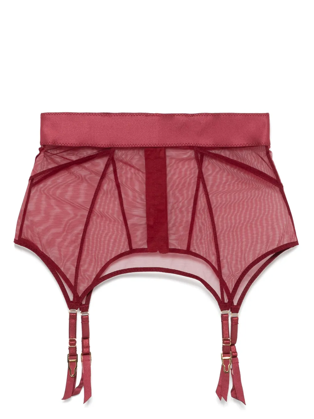 Red suspender belt 2025