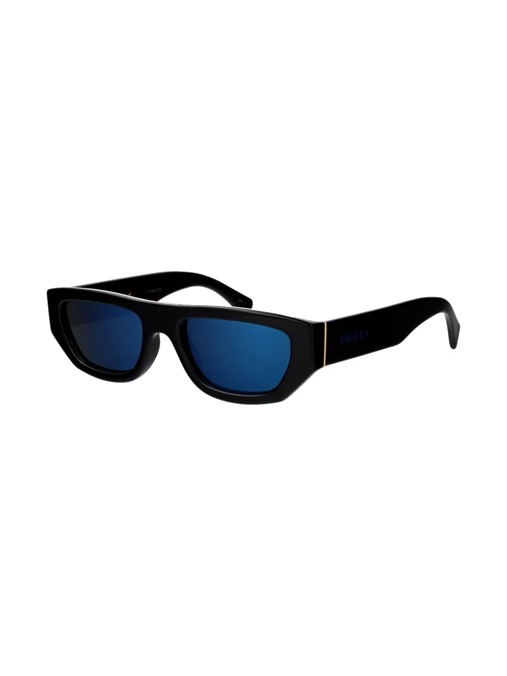 Gucci Eyewear rectangle frame tinted sunglasses - Zwart