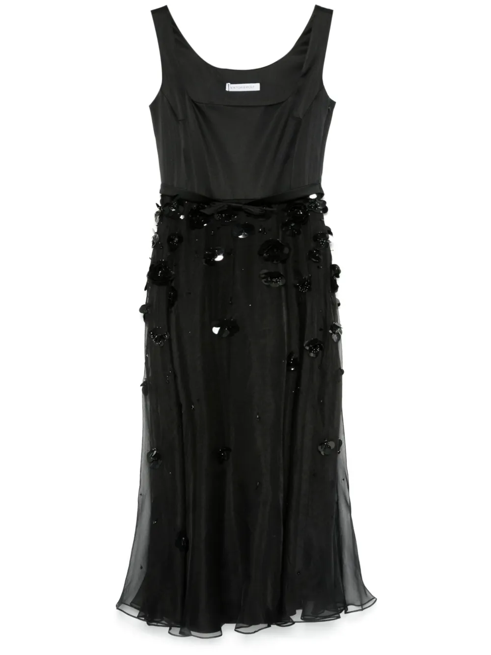 Viktor & Rolf Embroidered A-line Maxi Dress