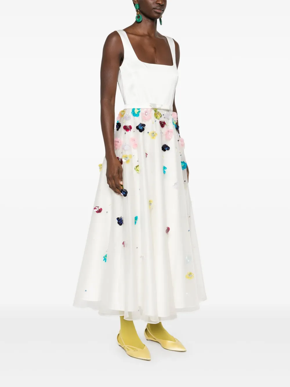 Viktor & Rolf Embroidered A-line Maxi Dress