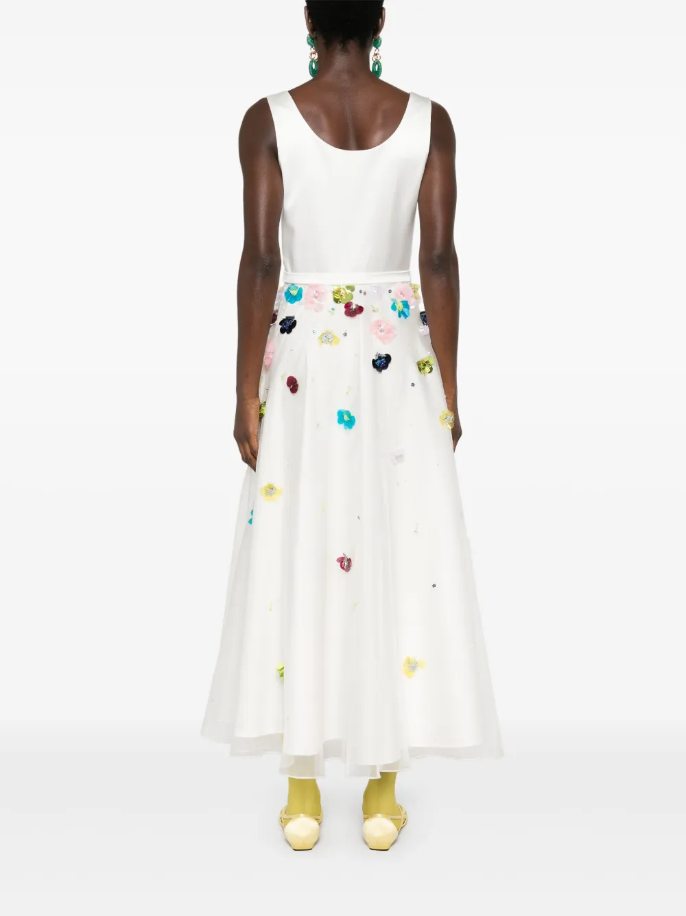 Viktor & Rolf Embroidered A-line Maxi Dress