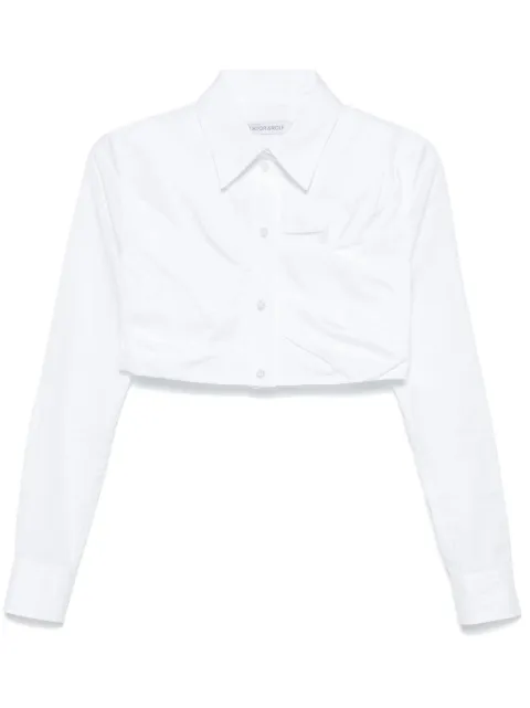 Viktor & Rolf camisa corta con pliegues