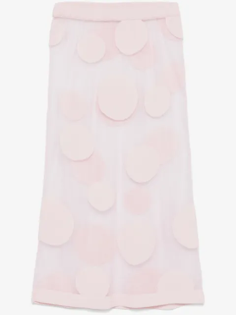 Viktor & Rolf mellemlang nederdel med polkaprikker