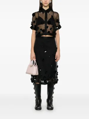VIKTOR&ROLFヴィクターアンドロルフ フリルブラウス　黒38美品 2025年最新】Viktor & Rolf シャツ・ブラウスの人気アイテム