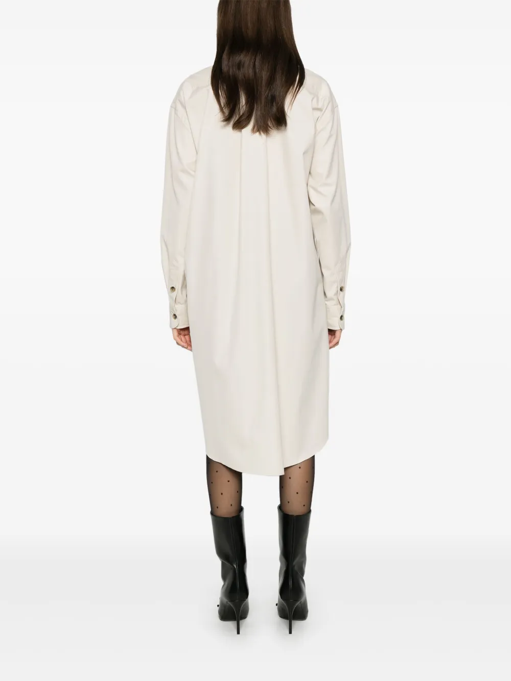Viktor & Rolf Geknoopte blousejurk Beige
