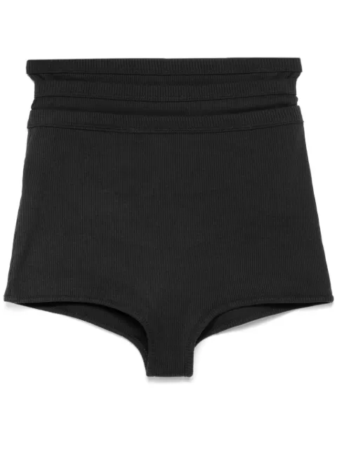 Viktor & Rolf shorts con efecto a capas