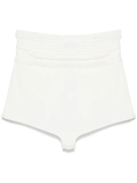 Viktor & Rolf shorts con efecto a capas