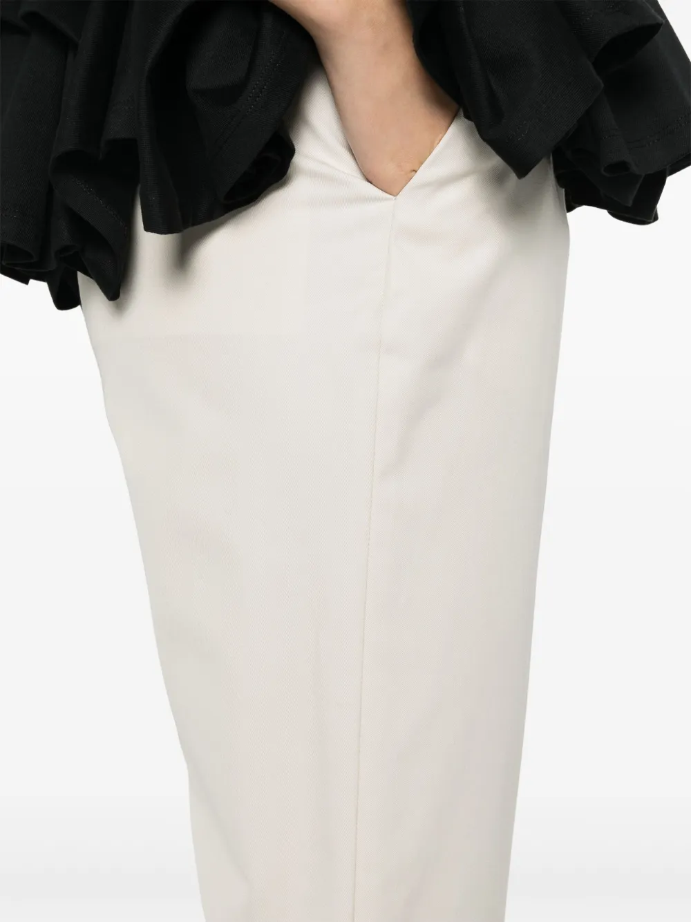 Viktor & Rolf Cropped broek Beige