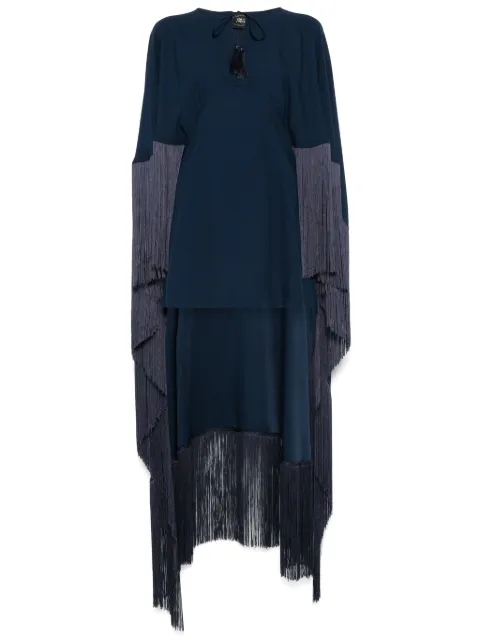Taller Marmo cape-detail mini dress