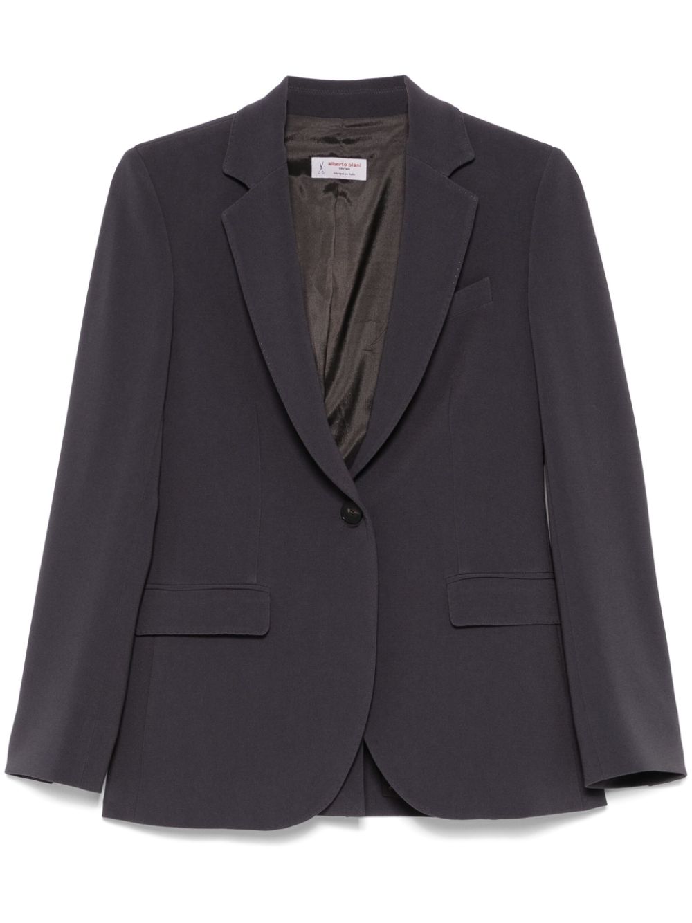 crepe-texture blazer