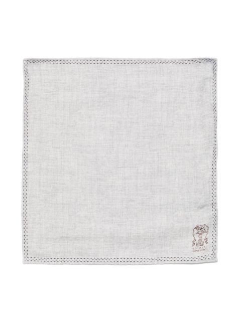 Brunello Cucinelli silk pocket square Men