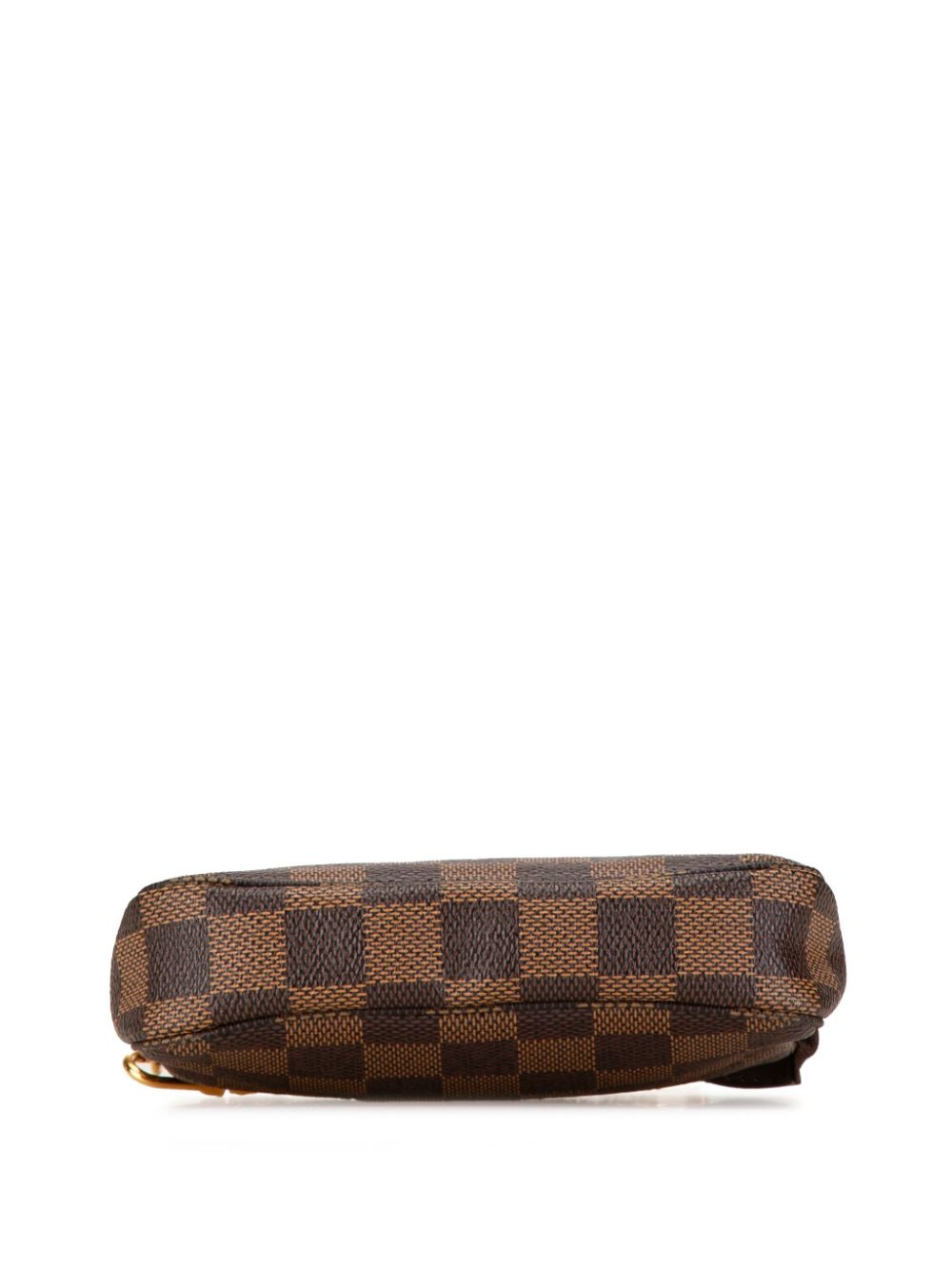 Louis Vuitton Pre-Owned 2009 Damier Ebene Trunks and Bags Mini Pochette Accessoires handtas - Bruin