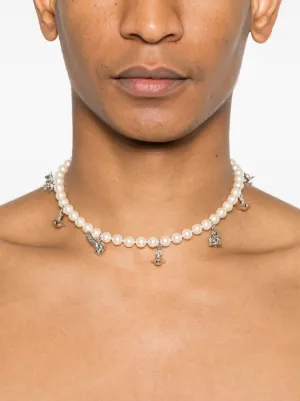 ★vivienne westwood★MAN パール&ロブスター ロゴネックレス Mens Designer Jewellery | Vivienne Westwood®
