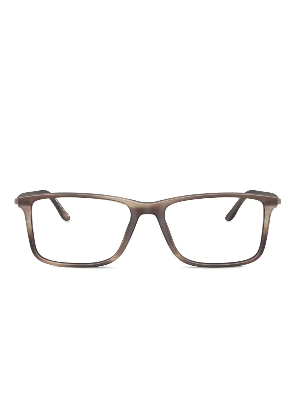 Giorgio Armani AR7261 rectangle-frame glasses | Brown | Image 1