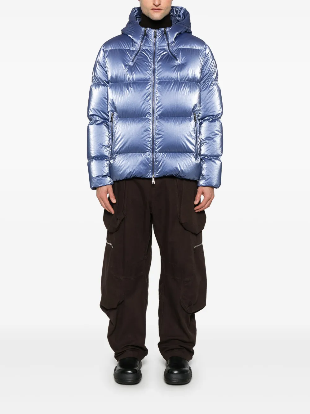 Add Donsjack met capuchon - Blauw