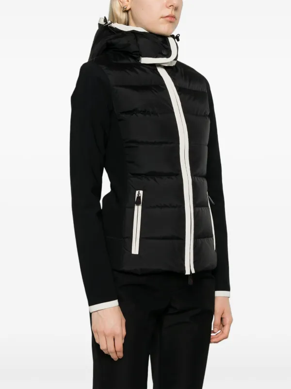 Moncler Grenoble Padded zip-up Jacket | Black | FARFETCH UK